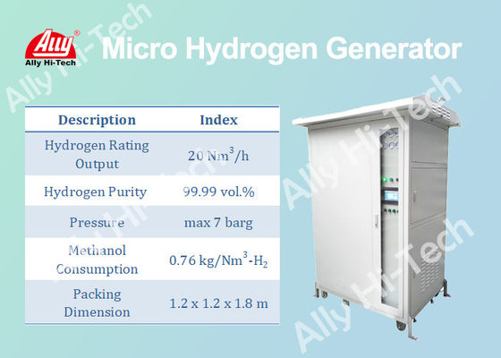 20 Nm3/h-Mikrohydrogenerator, dauerhafter industrieller Wasserstoff-Generator